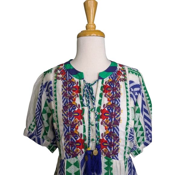 Anthropologie Verb Pallavi Singhee Sylvia Babydoll Blouse Top Womens XS - Picture 4 of 12